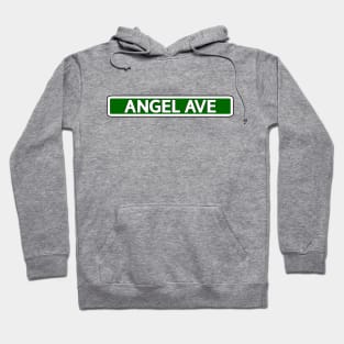 Angel Ave Street Sign Hoodie